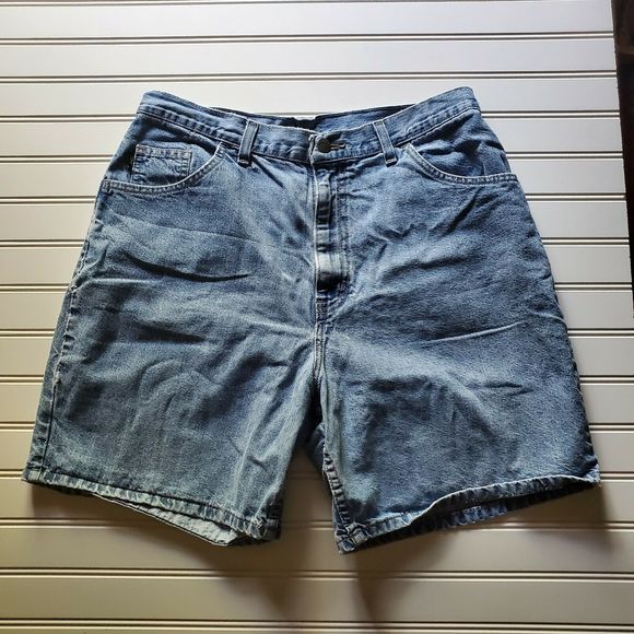 vintage 80's high waisted mom jean shorts sz 30 12 - Picture 5 of 6